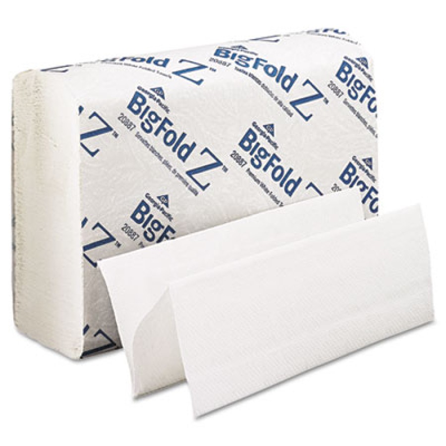 Paper Towel Paper Towel - BigFold  Paper TowelsTOWEL,BIGFLD Z,220/PK,WEZ Paper Towels, 8 x 11, White