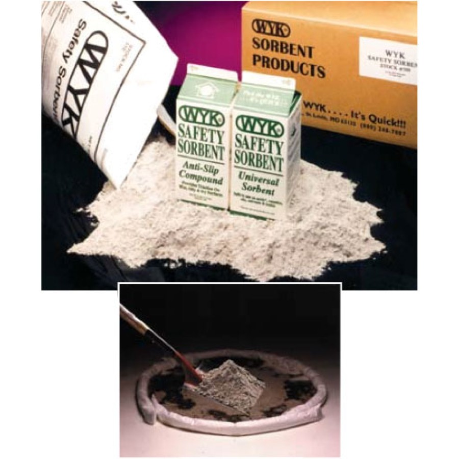SORBENT POWDER SORBENT POWDER - Anti-Slip Safety Sorbent25 Lbs in a lined box.  PROVIDING TRACTION O
