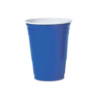 PLASTIC CUPS PLASTIC CUPS - Plastic Party Cold Cups, 16 oz, BlueSOLO  Cup Company Party Plastic Cold