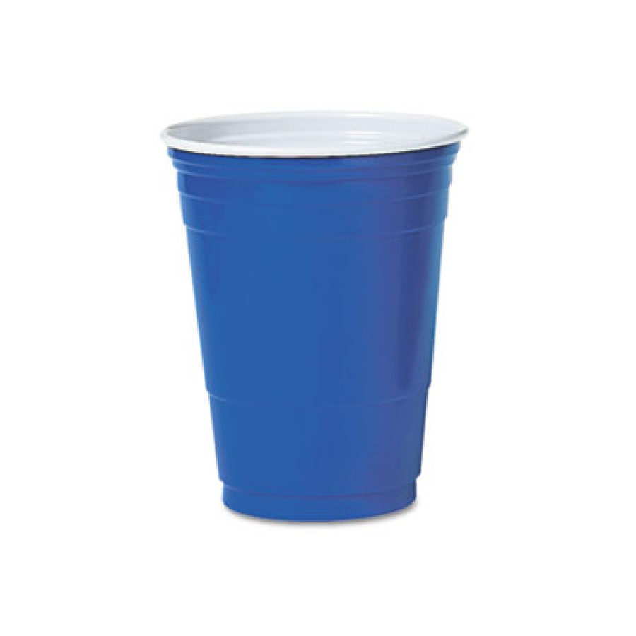 PLASTIC CUPS PLASTIC CUPS - Plastic Party Cold Cups, 16 oz, BlueSOLO  Cup Company Party Plastic Cold