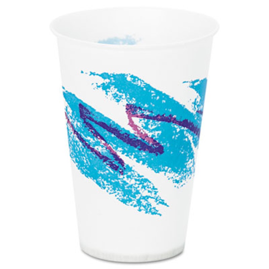 PAPER CUP | PAPER CUP | 20/100'S - C-PPR CUP 7OZ WXD JAZZ  20/100CUP,W