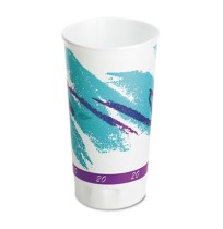FOAM CUPS FOAM CUPS - Symphony Design Trophy XL Hot Cups, 20 oz, BeigeHot/cold design foam cups.TROP