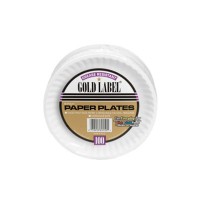 PAPER PLATE | PAPER PLATE | 12/100'S - C-GOLD LABEL PPR PLT  COAT 6IN 