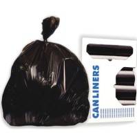 GARBAGE BAGS GARBAGE BAGS - High-Density Can Liners, 40 x 46, 45-Gal, 22 Micron Equivalent, Clear, 2