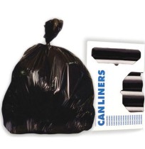GARBAGE BAGS GARBAGE BAGS - High-Density Can Liners, 43 x 47, 56-Gal, 22 Micron Equivalent, Black, 2