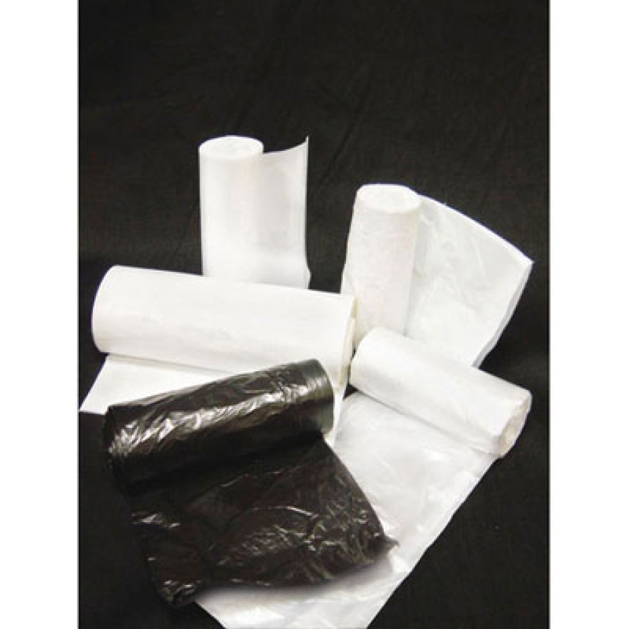 TRASH CAN LINERS TRASH CAN LINERS - High-Density Can Liners, 30 x 37, 30-Gallon, 13 Micron, Clear, 2