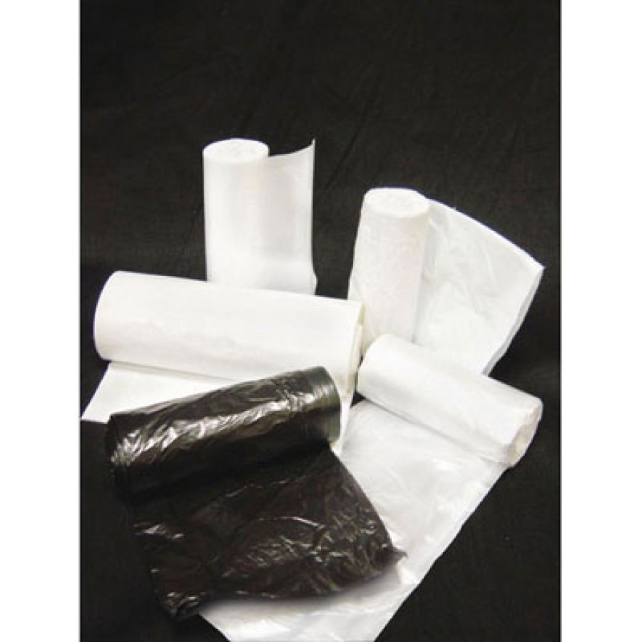 TRASH CAN LINERS TRASH CAN LINERS - High-Density Can Liners, 38 x 60, 60-Gallon, 17 Micron, Clear, 2