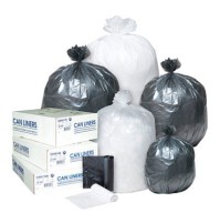TRASH CAN LINER TRASH CAN LINER - High-Density Can Liner, 38 x 60, 60-Gallon, 14 Micron, Black, 25/R