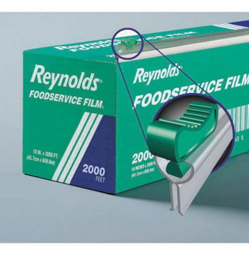 Reynolds Wrap Metro Light-Duty PVC Film Roll with Cutter Box, 18 x 2000 ft, Clear