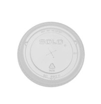 SLOTTED CUP LIDS SLOTTED CUP LIDS - Straw-Slot Cold Cup Lids, 12-14, 20oz Cups, ClearStraw-slot plas