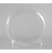 PLASTIC PLATES PLASTIC PLATES - Designerware Plastic Plates, 10 1/4 Inches, Clear, Round, 8/PackWNA 