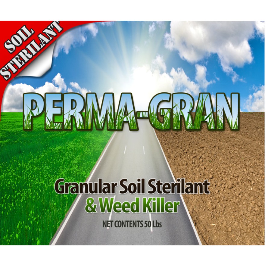 Soil Sterilant and Weed Killer - Perma Gran (50lb Pail)
